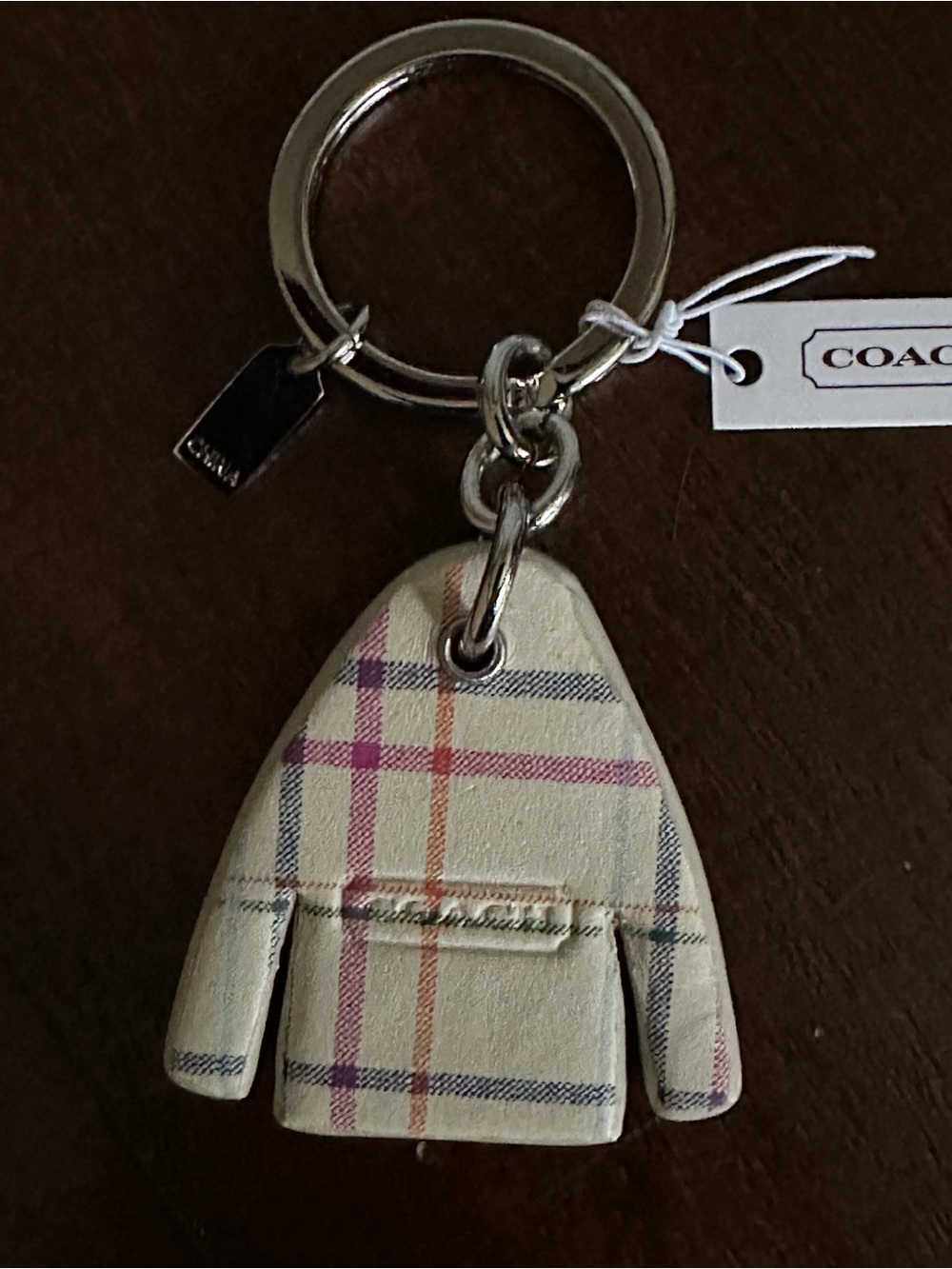 CoachTattersall Peacoat Key Fob Keychain NWT - Picture 3 of 6